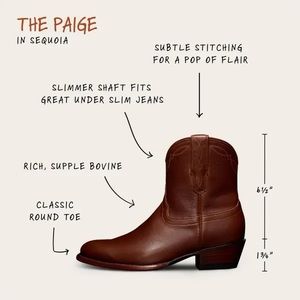 Tecovas Paige Boot Sequoia 8.5 barely worn